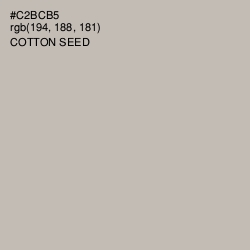 #C2BCB5 - Cotton Seed Color Image